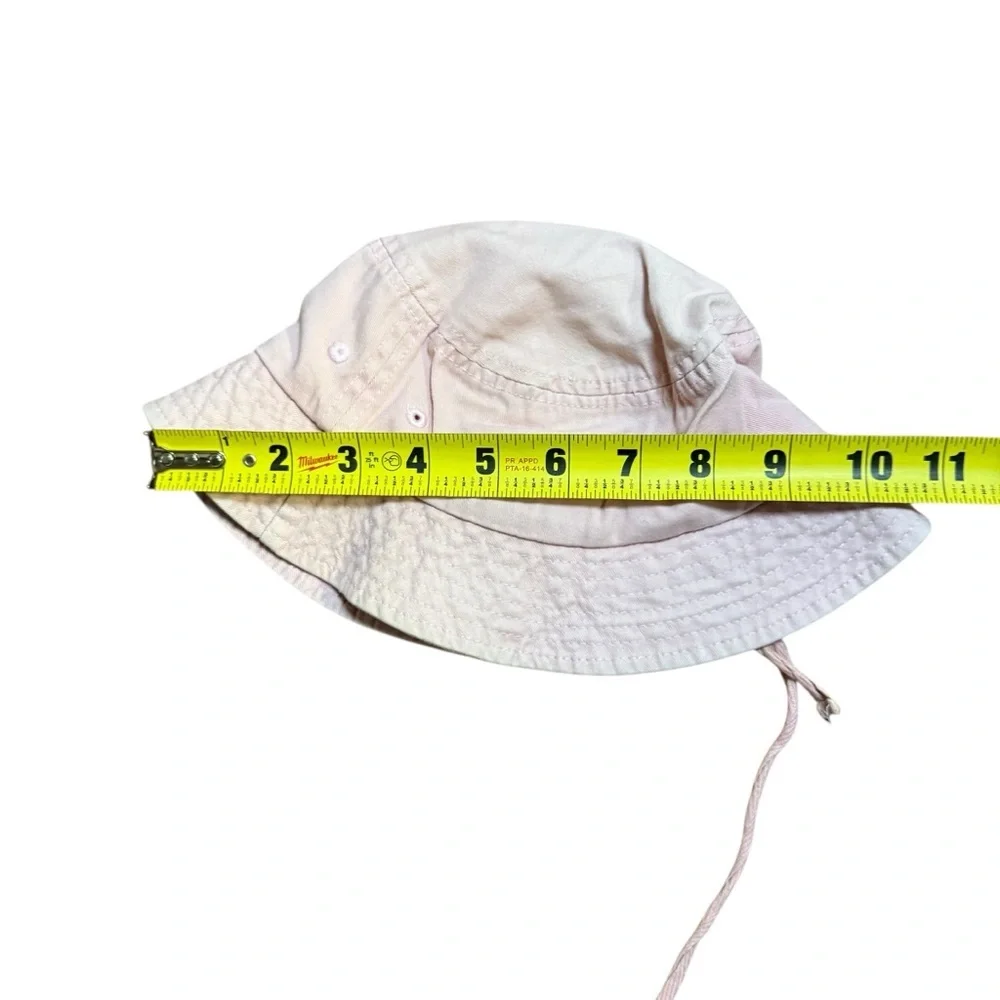 ZARA Baby Pink Cotton Bucket Hat Sun Hat One Size
